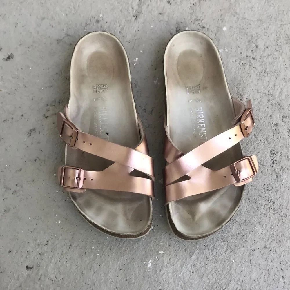 Metallic Birkenstocks 